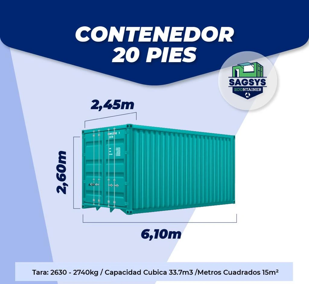 Container 20 Pies